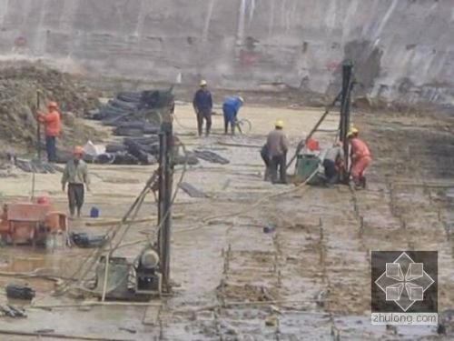 峨蔓镇我公司承建北京房山区水池地基注浆加固工程